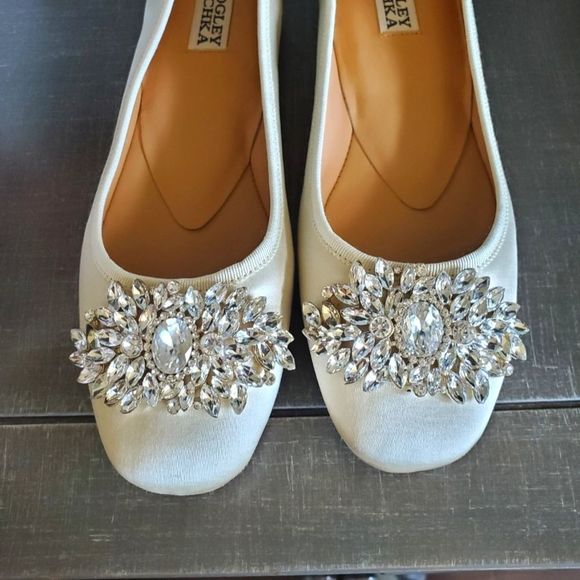 BADGLEY MISCHKA Pippa Ballet Flat Evening Shoe - Picture 6 of 7